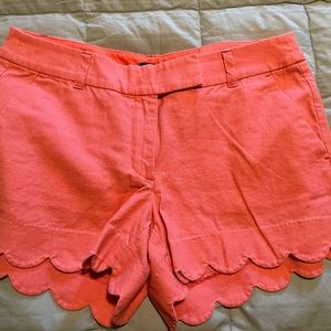 JCrew scalloped edge shorts